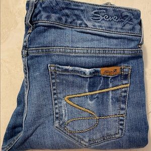 Seven7 Skinny Distressed Jeans